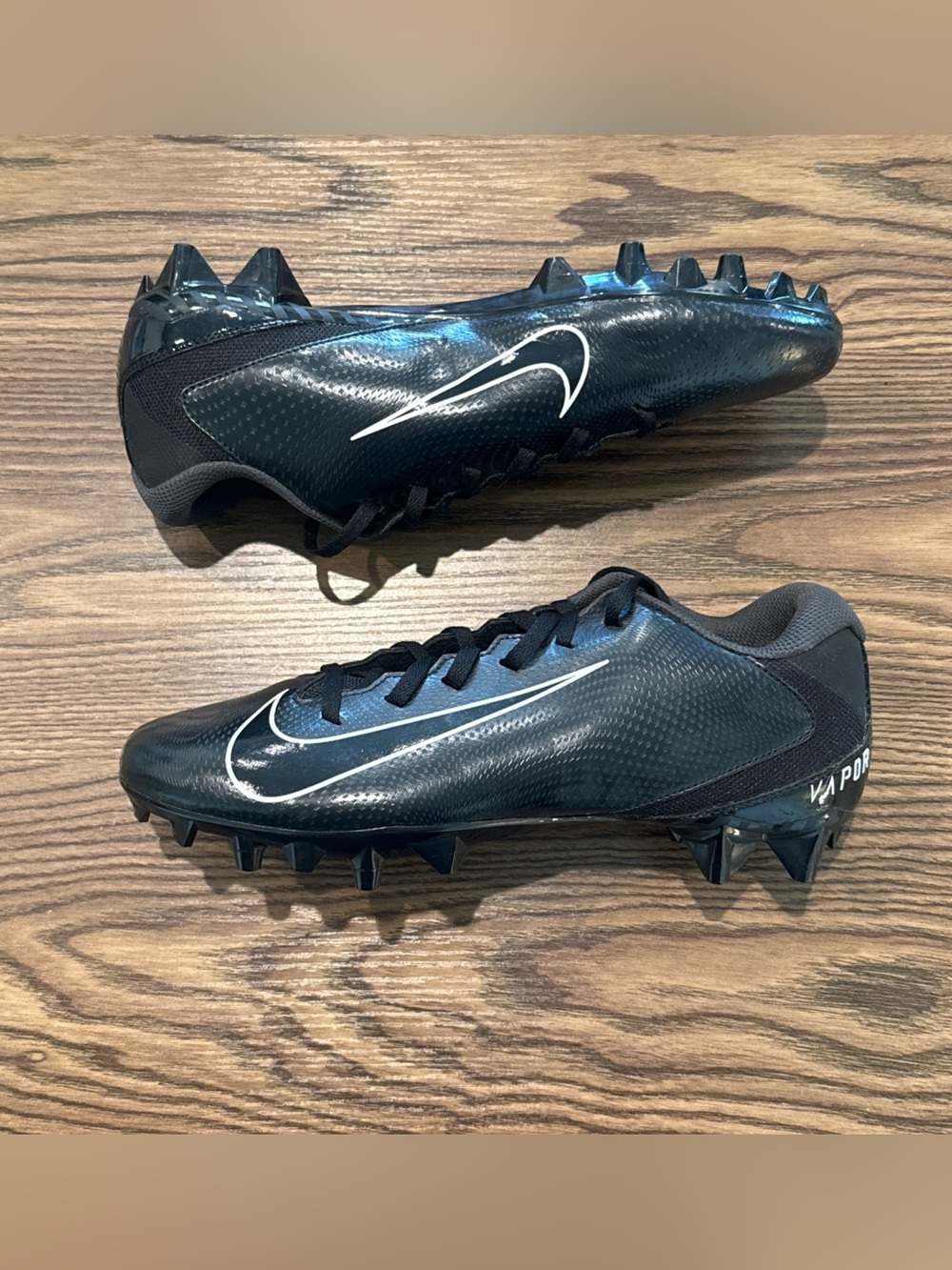 Size 9 Nike Vapor Untouchable Speed 3 Varsity Football Cleat Black 917167-001